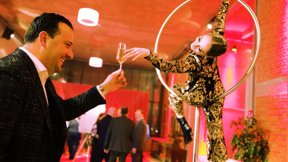 BDO Glamrock — a themed corporate party for 800 people in Brussels — photo 6