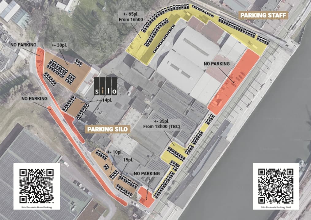 SILO parking aerial view