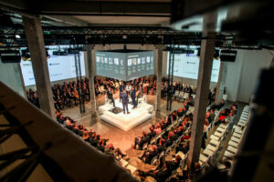 Photo of an event organised with one of our partner event agencies at SILO Brussels